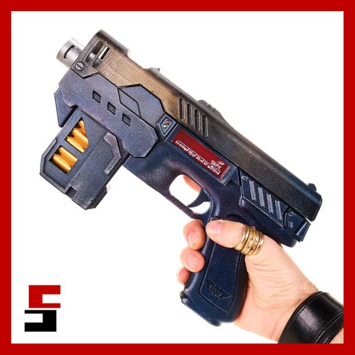 🧑‍⚖️ Lawgiver MK II Judge Dredd 2012 Pistol Gun Prop Replica